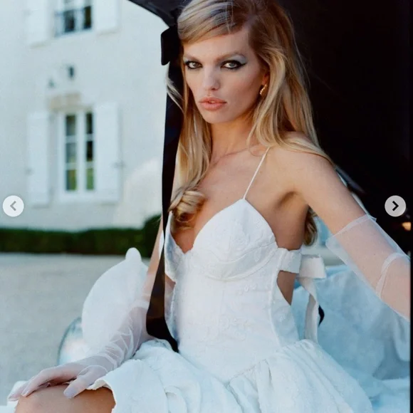 For Love & Lemons Julia Gown Size 2 - Picture 3 of 8